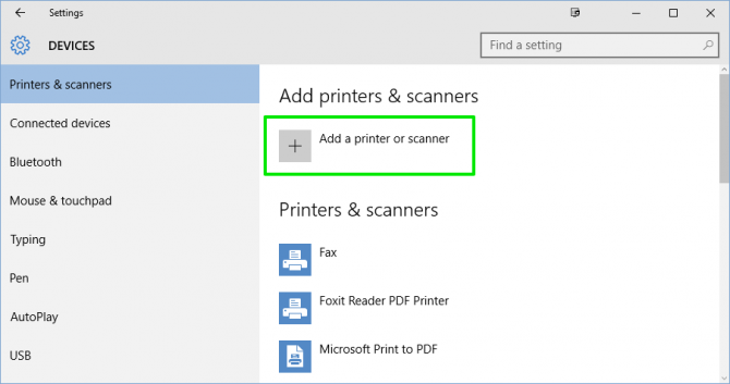 Add Printer Driver Windows 10